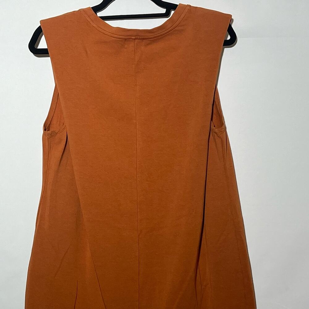 The Drop Women's Mariana Strong-Shoulder Mini Dress Adobe Womens Size Large - Picture 7 of 11